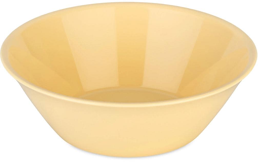 Koziol Schale Nora S – 250 ml, Ø 13,7 cm, biozirkulärer Kunststoff, Gelb, spülmaschinenfest