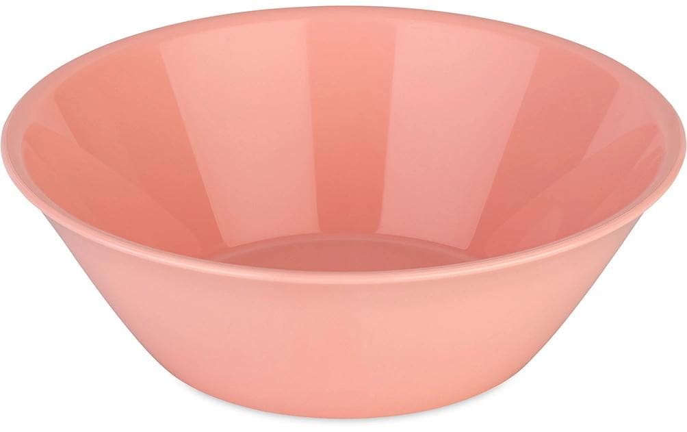 Koziol Schale NORA S – 250 ml, Ø 13,7 cm, H 4,5 cm, Kunststoff (biozirkulär), Rosa, spülmaschinenfest