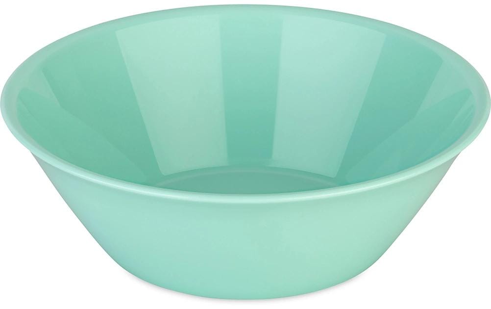 Koziol Obstschale NORA S – 250 ml, Ø 13,7 cm, Kunststoff (biozirkulär), Grün, spülmaschinenfest