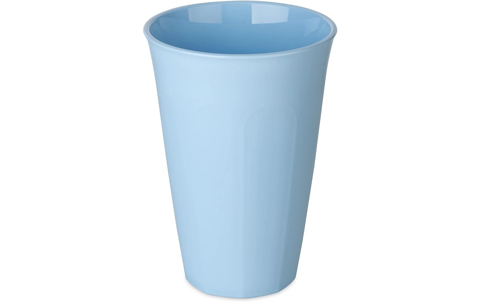 Koziol Becher Nora L – 450 ml, Ø 9,2 cm, H 12,9 cm, Kunststoff (biozirkulär), Blau, spülmaschinenfest