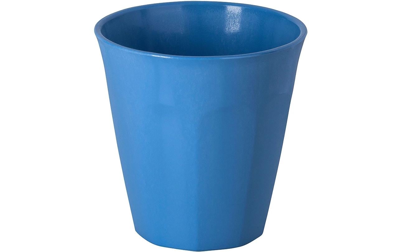 Koziol Becher Nora M – 300 ml, Ø 9,0 cm, H 9,0 cm, Kunststoff (biozirkulär), Blau, spülmaschinenfest