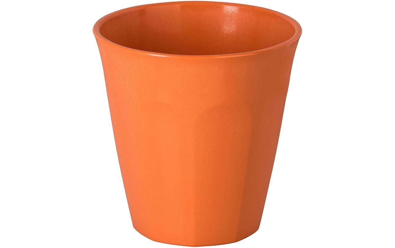 Koziol Becher Nora M – 300 ml, Ø 9,0 cm, Kunststoff (biozirkulär), Koralle, spülmaschinenfest