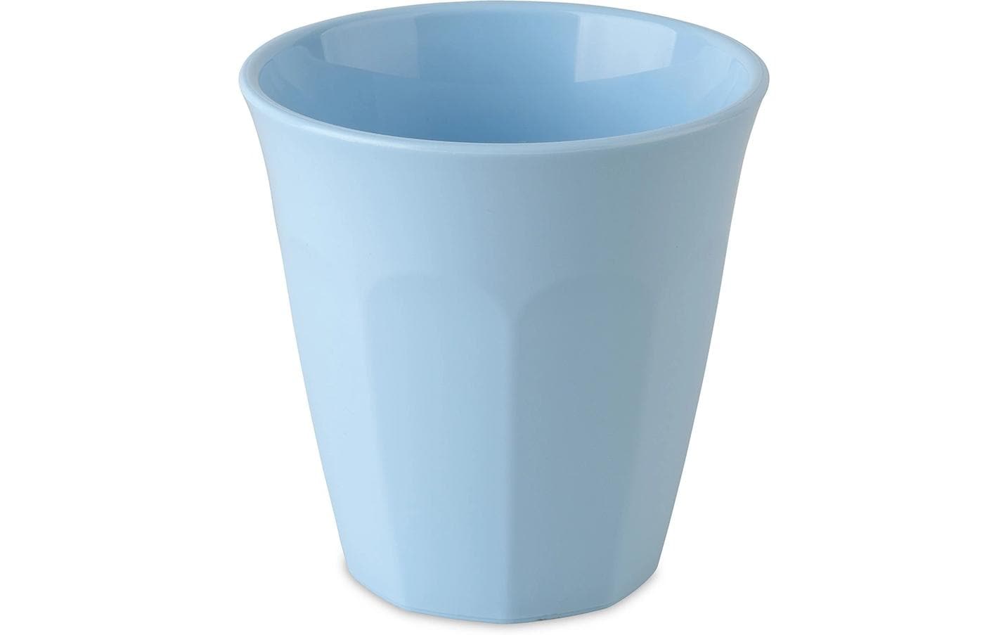 Koziol Becher Nora S – 150 ml, Ø 7,9 cm, H 8,0 cm, Kunststoff (biozirkulär), Blau, spülmaschinenfest