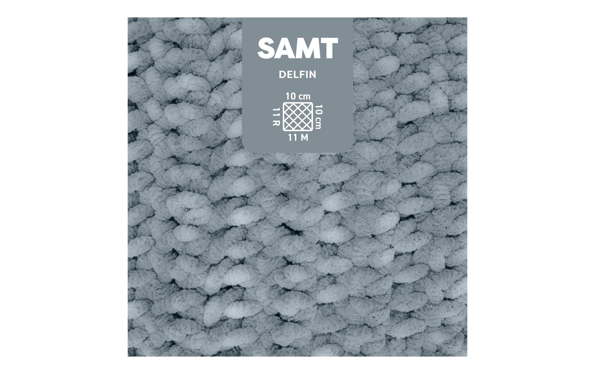 myBoshi Chenille Samt Garn Dunkelgrau – 100 g, 100 m, Nadel 6 mm, 100% Polyester, 1 Stk.