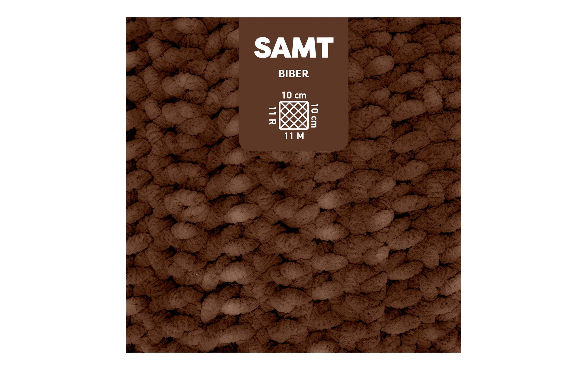 myBoshi Chenille Samt Wolle Goldbraun – 100 g, 100 m, Nadel 6 mm, 100% Polyester, 1 Stk.