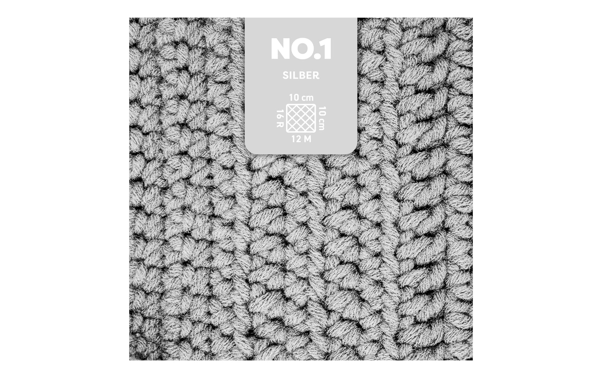 myBoshi Nr. 1 Wolle Silber – 50 g, 55 m, Nadel 7 mm, 70% Polyacryl/30% Merino, 1 Stk.