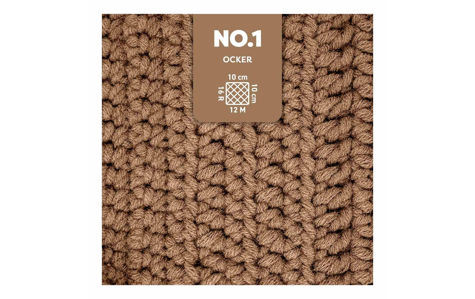 myBoshi Nr.1 Wolle Ocker – 50 g, 55 m, 70% Polyacryl/30% Schurwolle, Nadel 7 mm, 1 Stk.