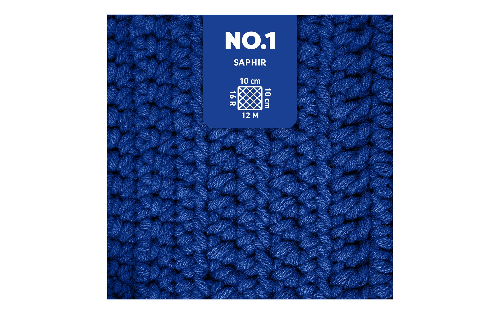 myBoshi Nr.1 Wolle Saphirblau – 50 g, 55 m, 70% Polyacryl/30% Merino, Nadel 6 mm, 1 Stk.