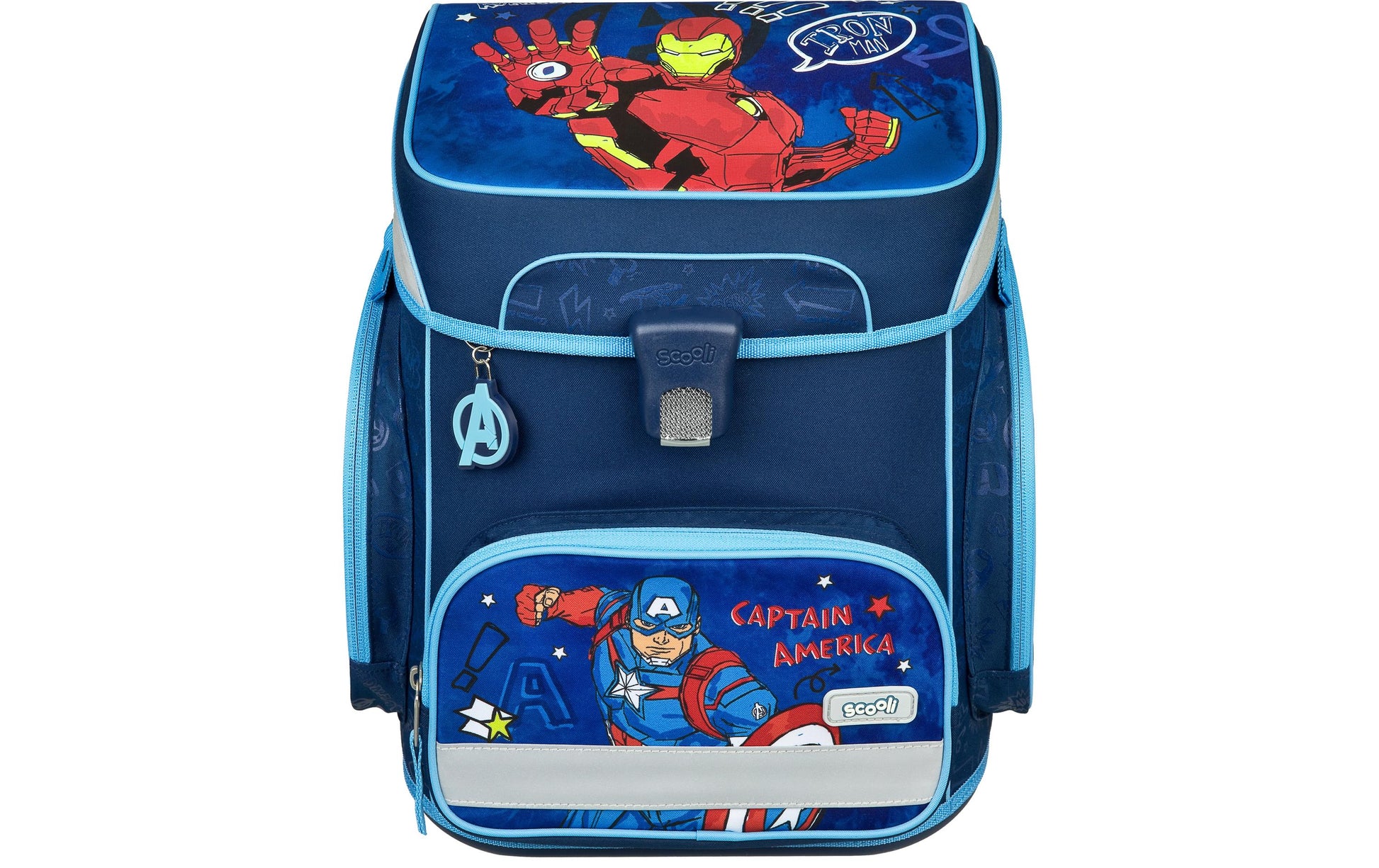 Scooli Schulrucksack-Set 5-teilig, Avengers, 18 l
