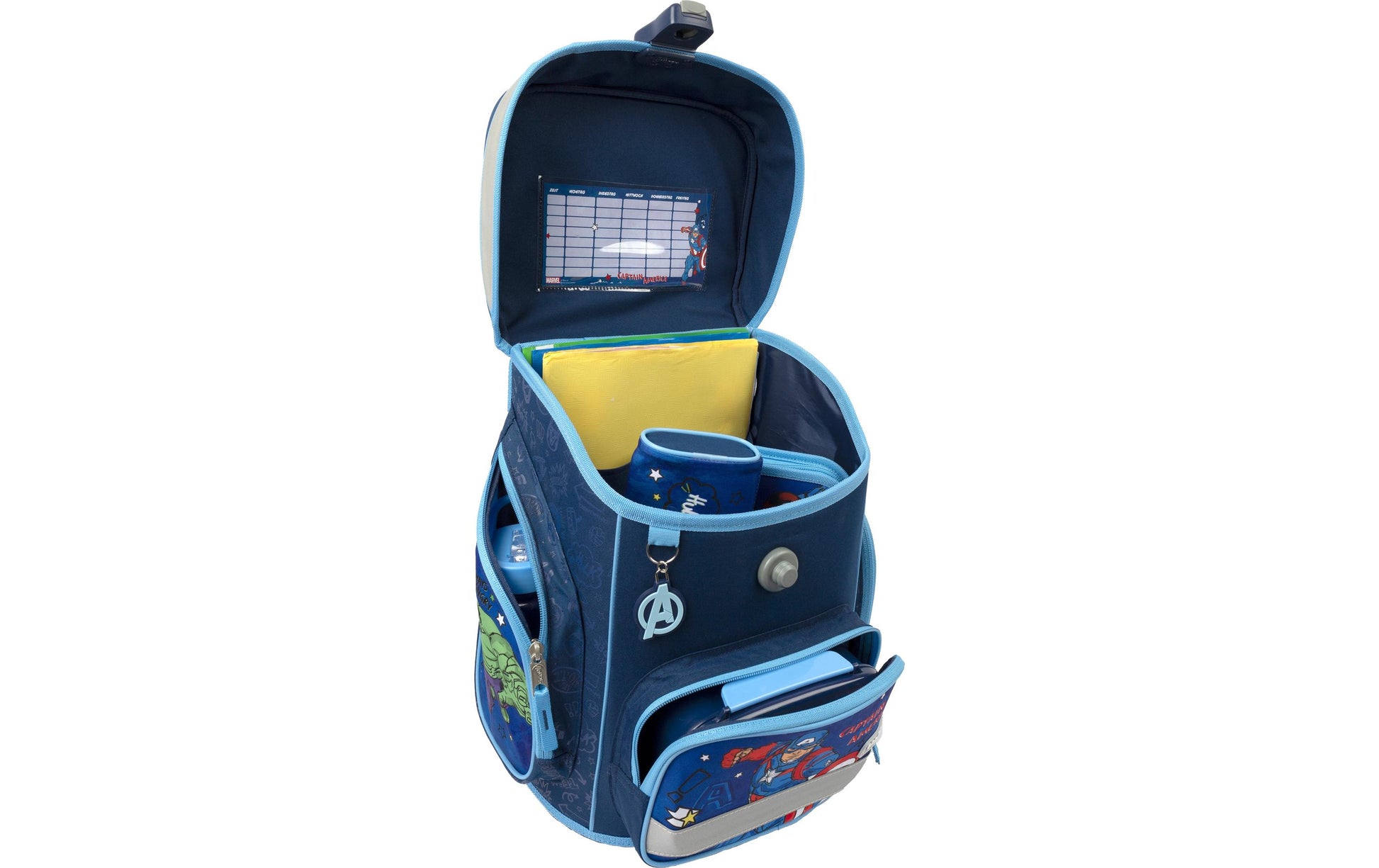 Scooli Schulrucksack-Set 5-teilig, Avengers, 18 l