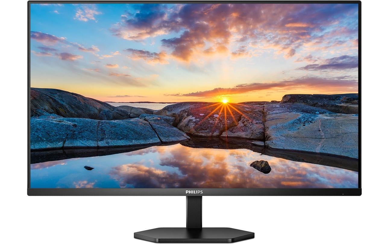 Philips 32E1N3100LA/00 – Monitor, 31,5", VA, 75 Hz, 300 cd/m², Adaptive Sync, VESA 100 × 100, Schwarz