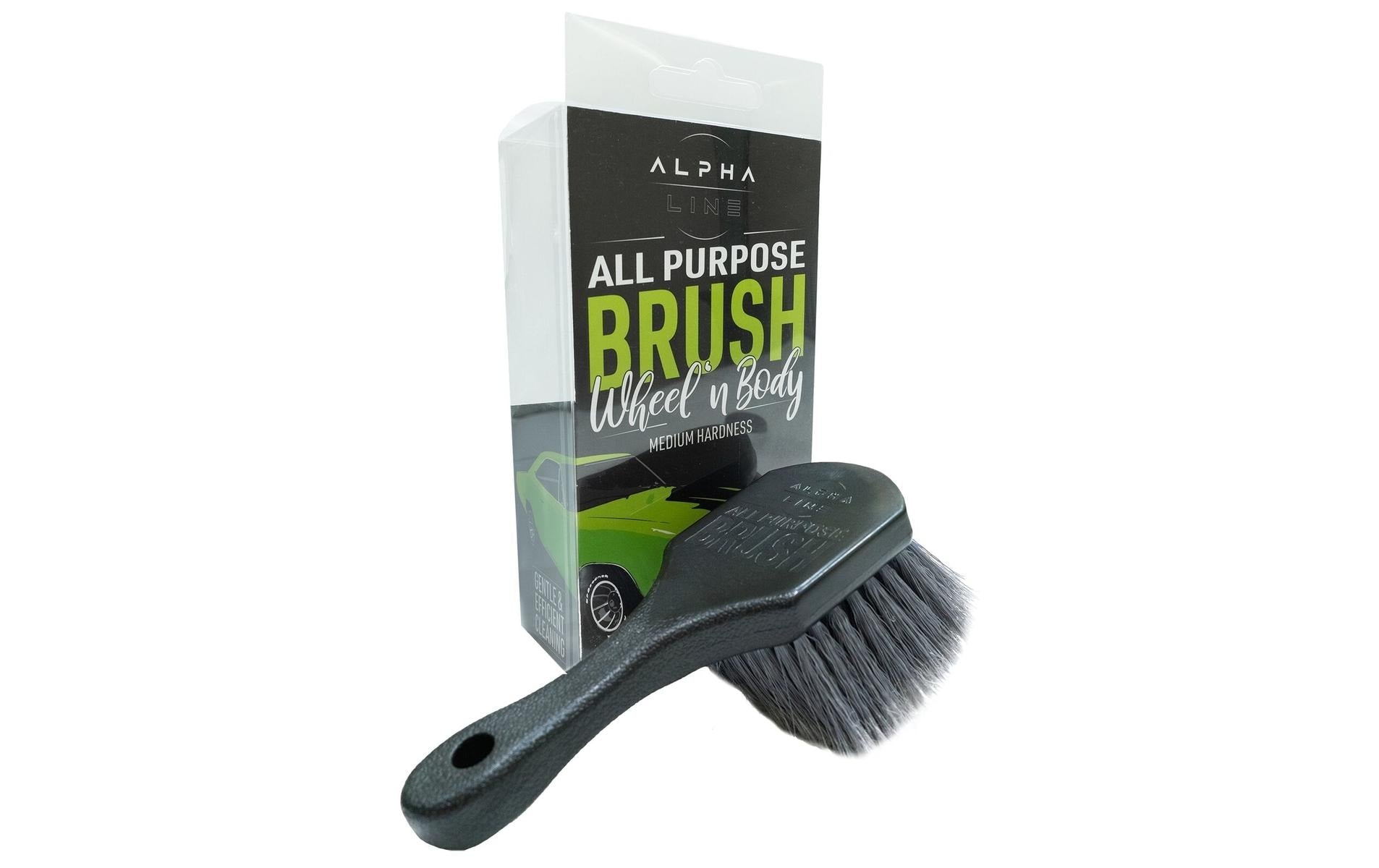 Alpha Line Scheuerbürste – schwarz, für Auto