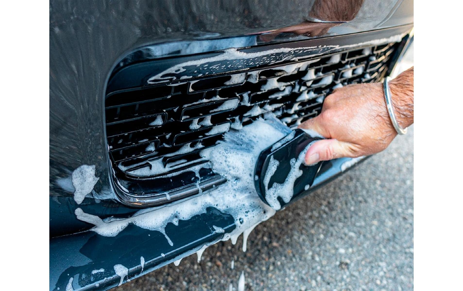 Alpha Line Scheuerbürste – schwarz, für Auto