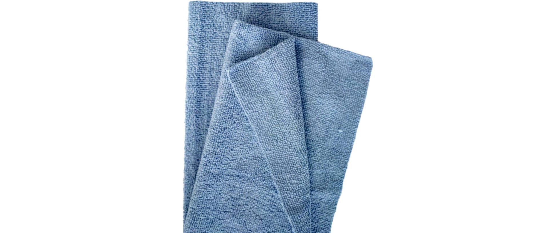Edi Baur Mikrofasertuch – Blau – 30 × 30 cm – Polyester – 50er-Set