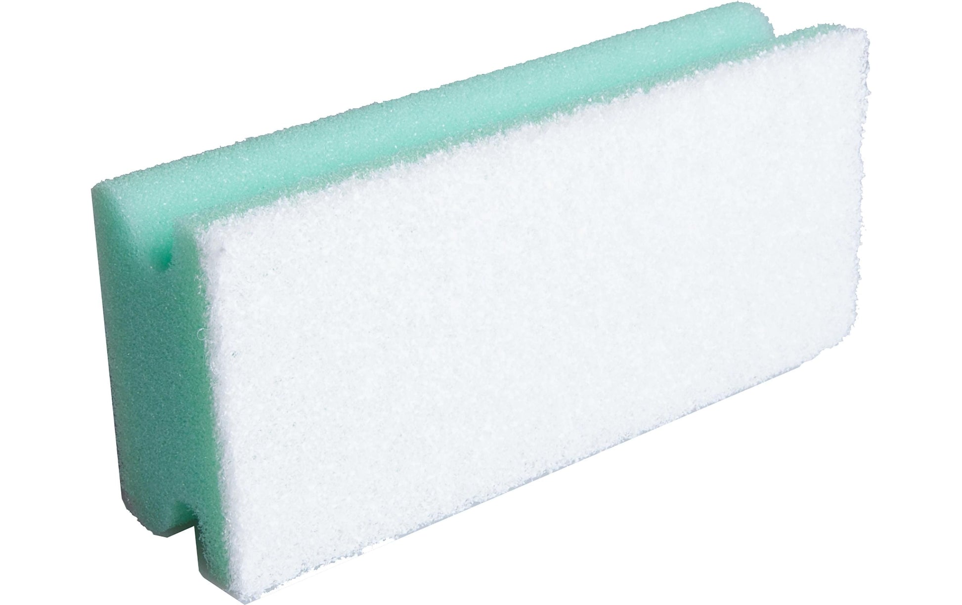Edi Baur Scheuerschwamm BASIC – Kunststoff, für Edelstahl, 15,3 × 6,9 × 4,2 cm, grün, 10 Stk.