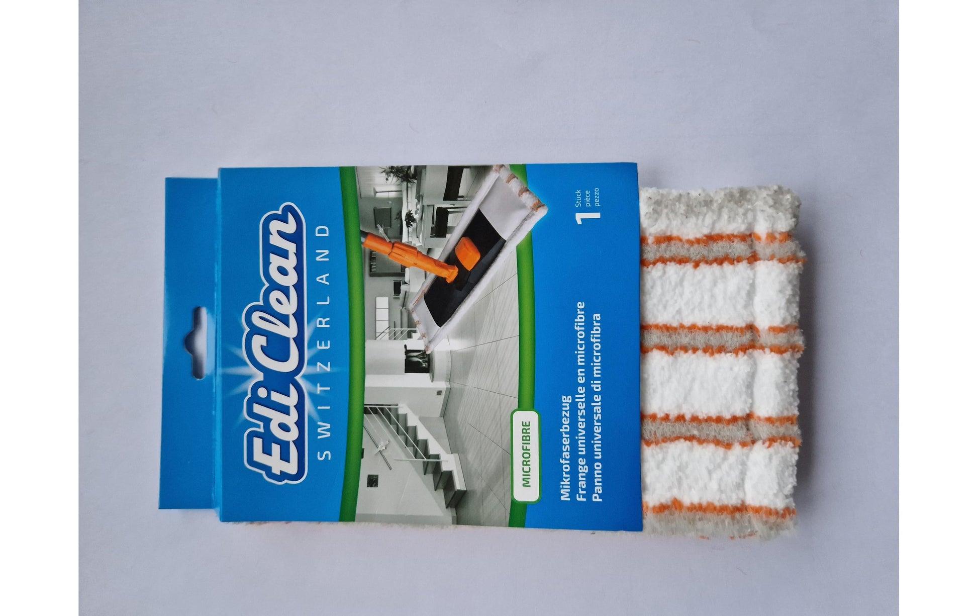 Edi Baur Mikrofaser-Moppbezug MICRO CLEAN – 1 Stk. – Mikrofaser – 40 cm