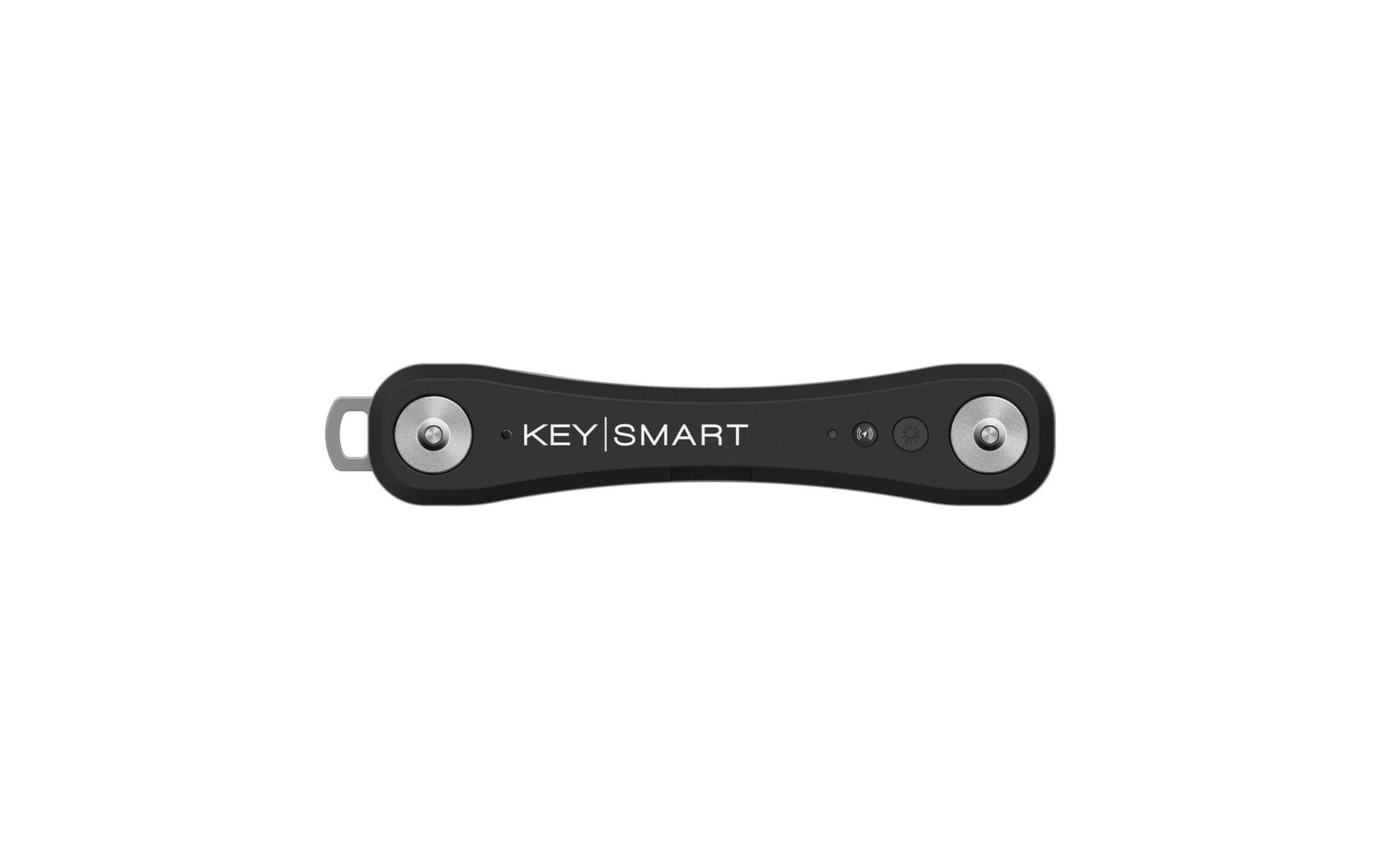 KeySmart AirTag-Schlüsselanhänger IPro für Apple Find My – bis zu 14 Schlüssel, Schwarz