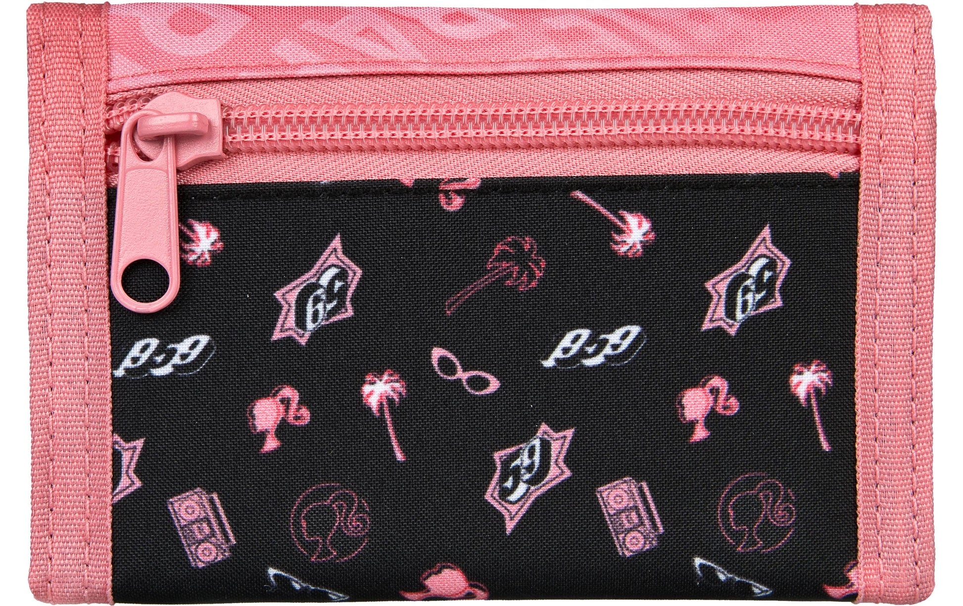 Undercover Portemonnaie – Klettverschluss, Münzfach – 130×90×20 mm – Schwarz – Polyester (PES) – Barbie