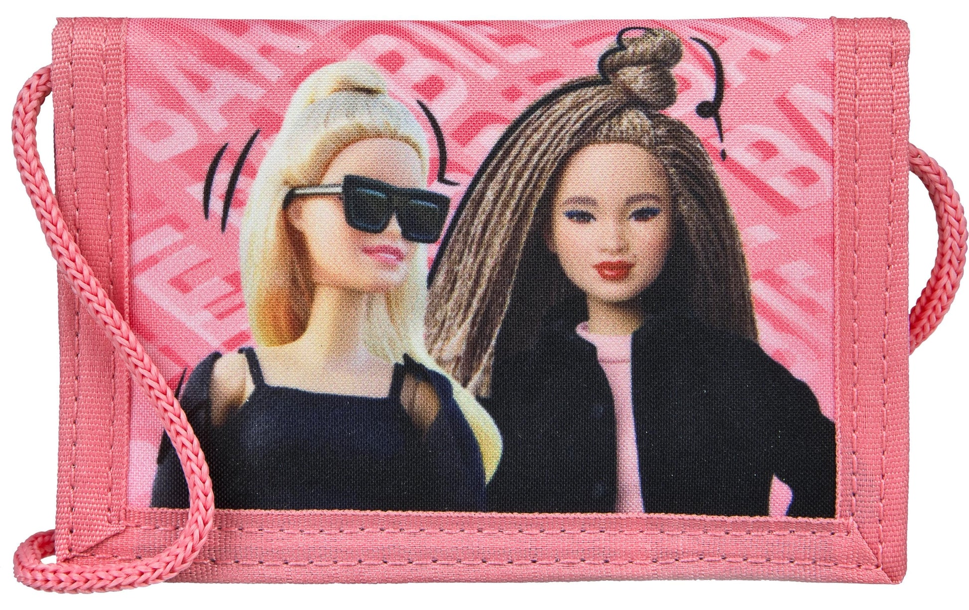Undercover Portemonnaie – Klettverschluss, Münzfach – 130×90×20 mm – Schwarz – Polyester (PES) – Barbie