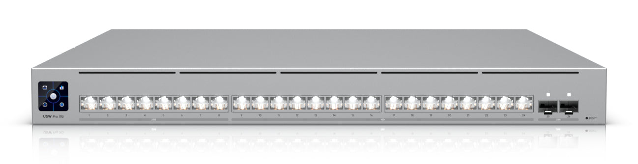 Ubiquiti 24-Port Switch – Managed L2/L3 – 16× 10G, 8× 2,5G, 2× SFP28, 1U, 19"