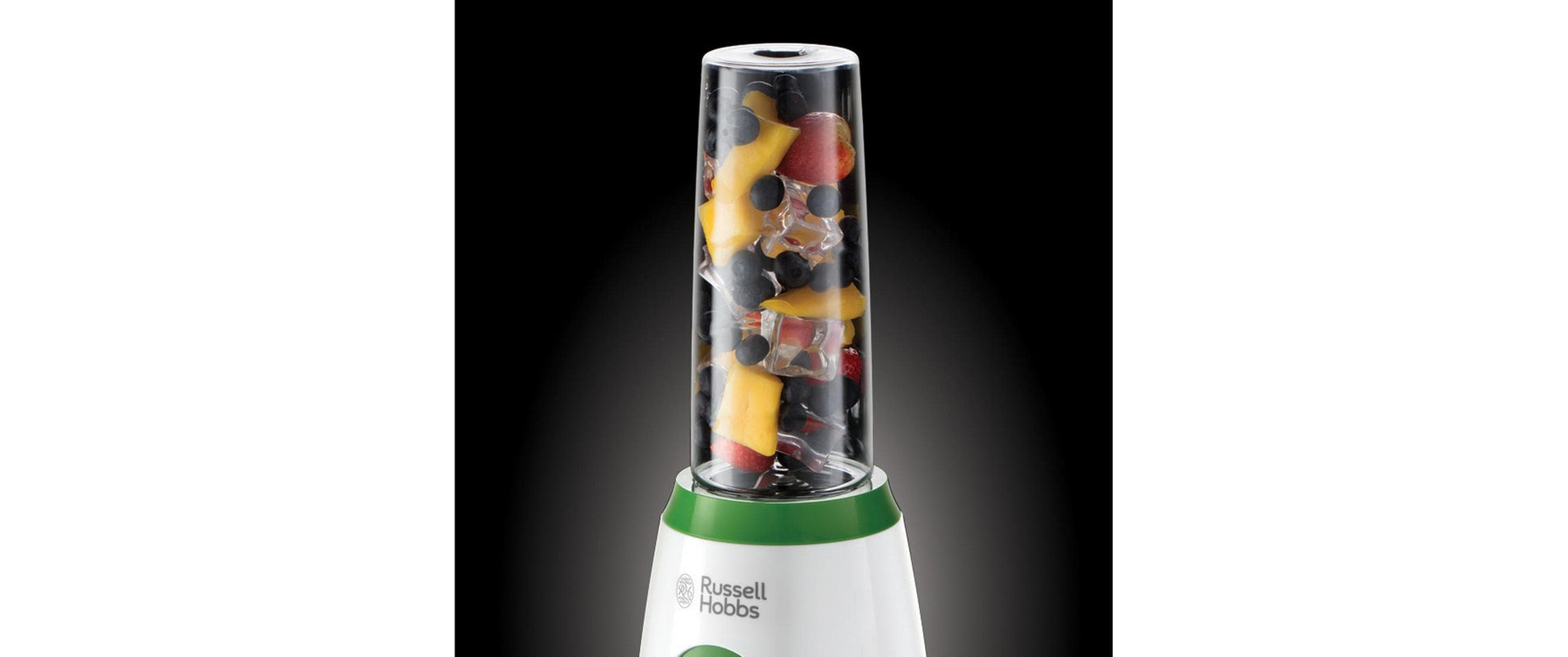 Russell Hobbs Smoothie-Mixer 25160-56 – 0,6 l, 300 W, spülmaschinenfest – grün/weiss