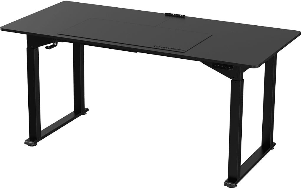 Ultradesk Uplift Gaming-Tisch – 160 × 75 cm, höhenverstellbar, schwarz, Stahl