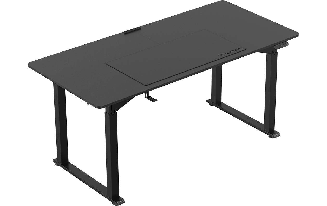 Ultradesk Uplift Gaming-Tisch – 160 × 75 cm, höhenverstellbar, schwarz, Stahl