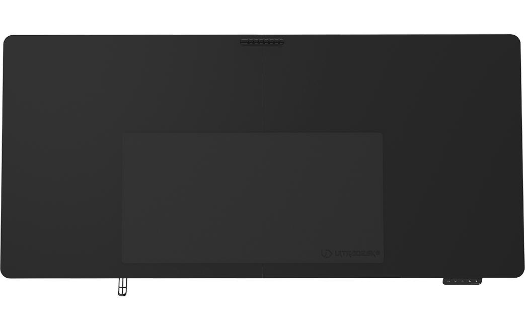 Ultradesk Uplift Gaming-Tisch – 160 × 75 cm, höhenverstellbar, schwarz, Stahl