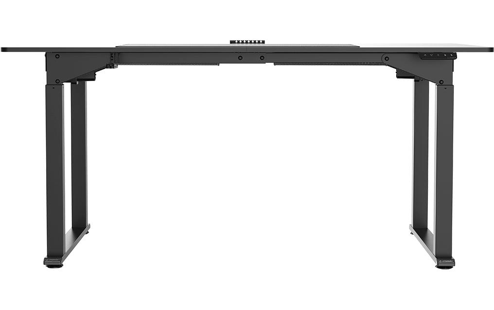 Ultradesk Uplift Gaming-Tisch – 160 × 75 cm, höhenverstellbar, schwarz, Stahl