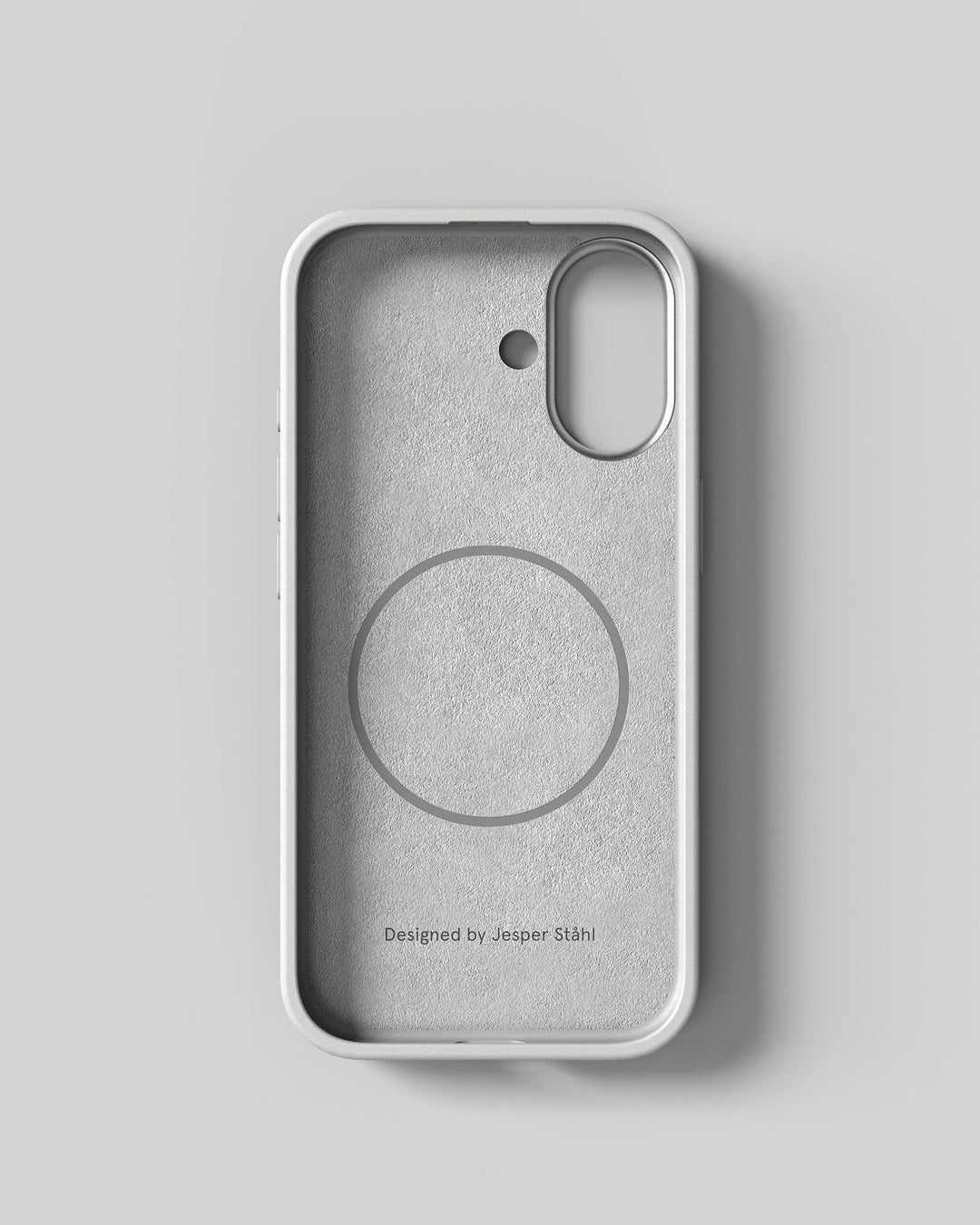 Nudient – Backcover – für Apple iPhone 17 – weiss – MagSafe-kompatibel