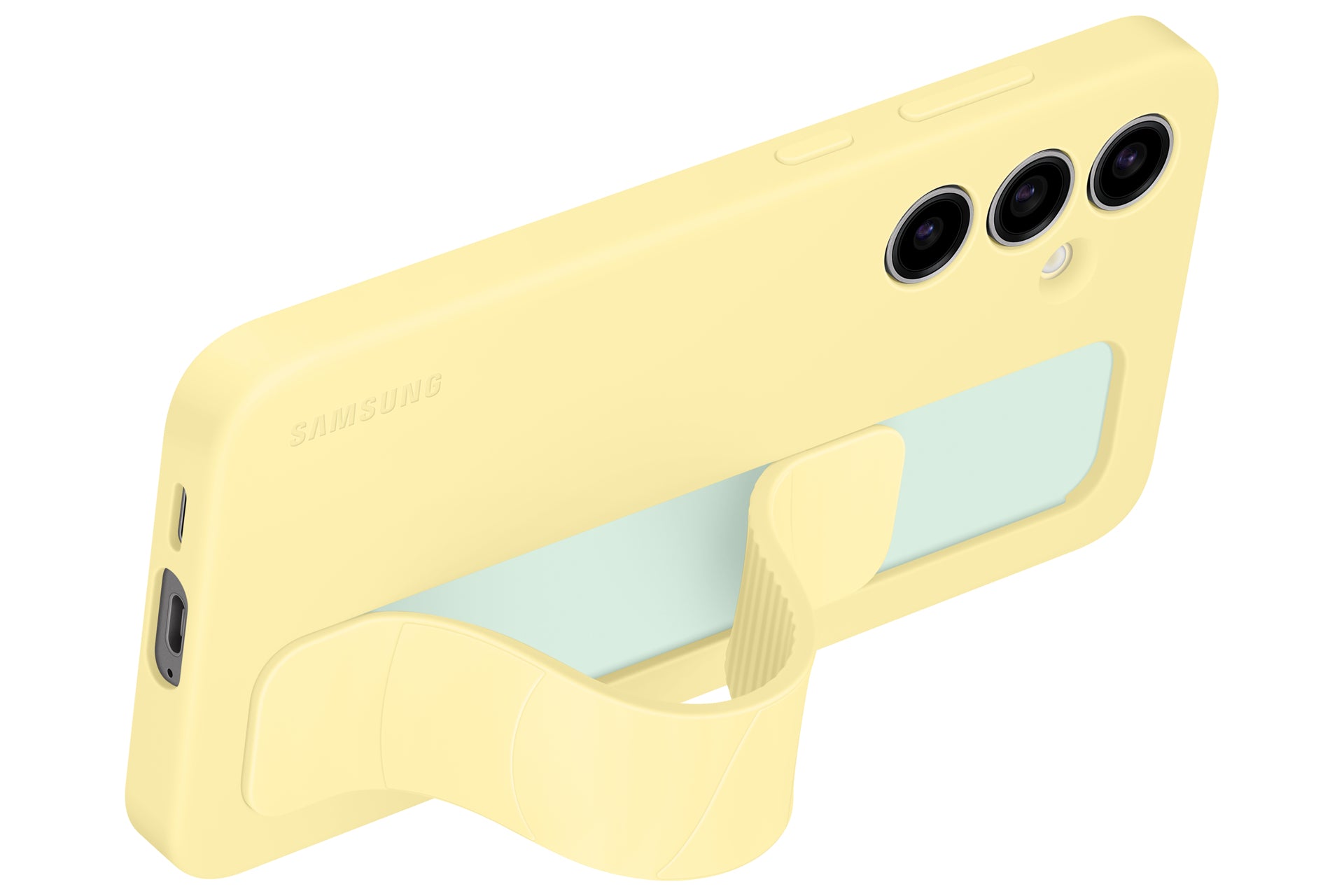 Samsung Backcover – für Galaxy S24 FE – gelb – Silikon