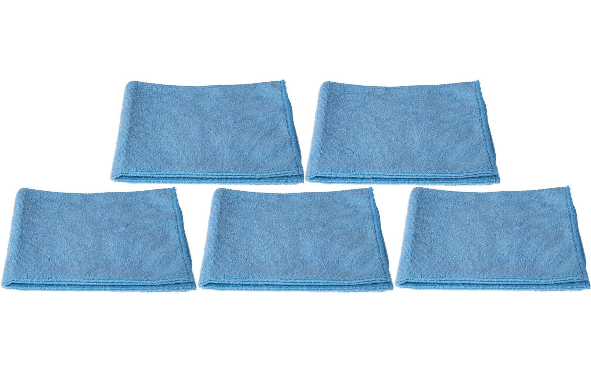 Edi Baur Mikrofasertuch – Blau – 40 × 40 cm – 5er-Set