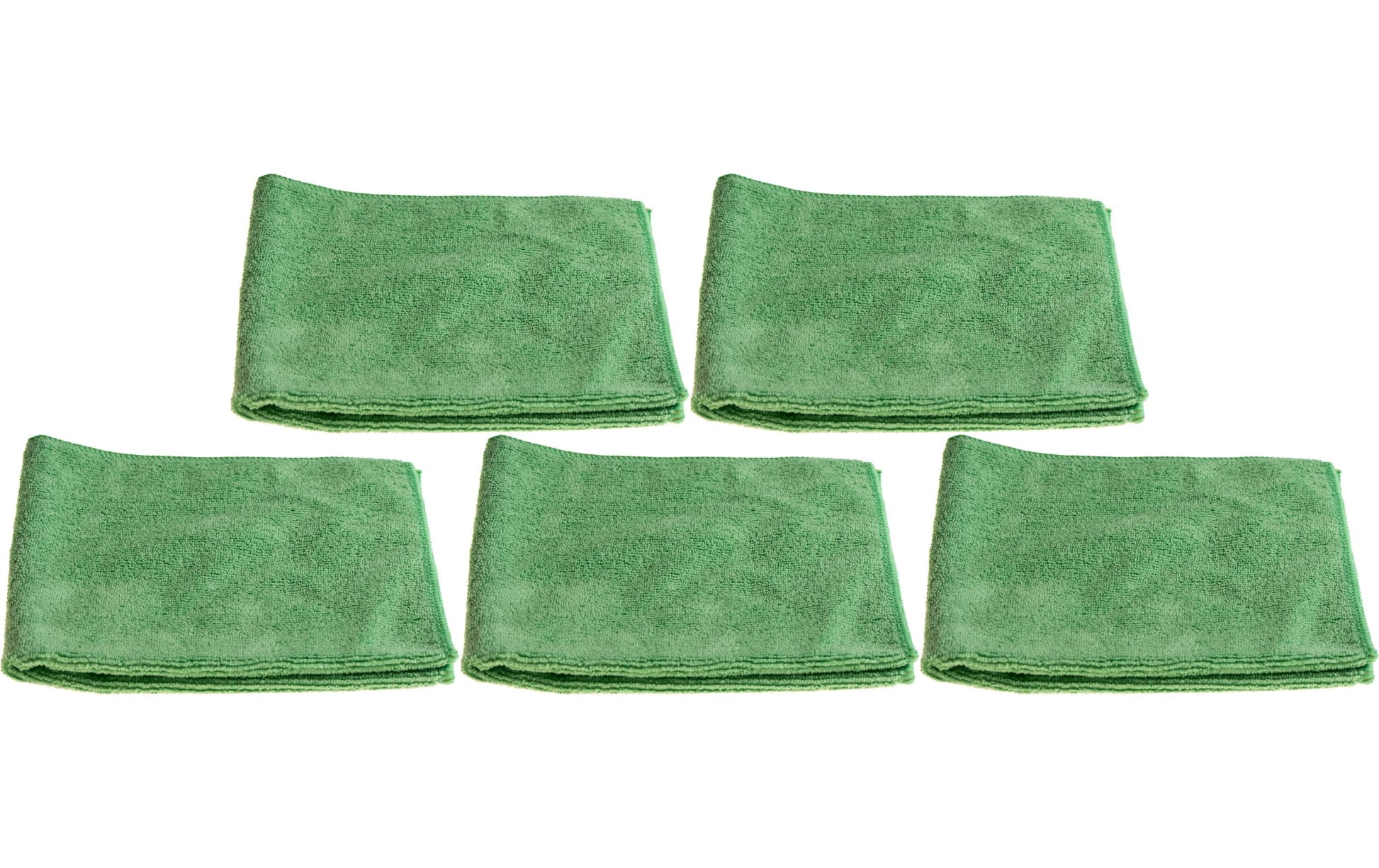 Edi Baur Mikrofasertuch – Grün, 40 × 40 cm, Polyester, 5er-Set