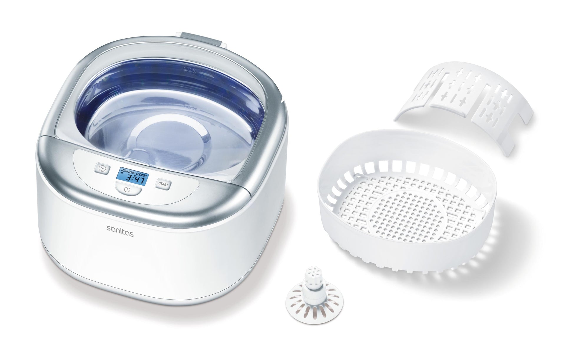 Sanitas Reinigungsgerät SUR 42 – 0,55 l – weiss – 19,5 × 12,8 × 20,9 cm