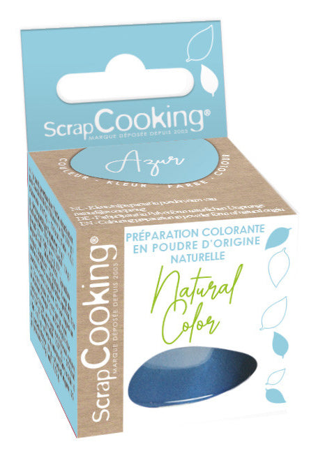 ScrapCooking Lebensmittelfarbe Blau Pulver – 10 g