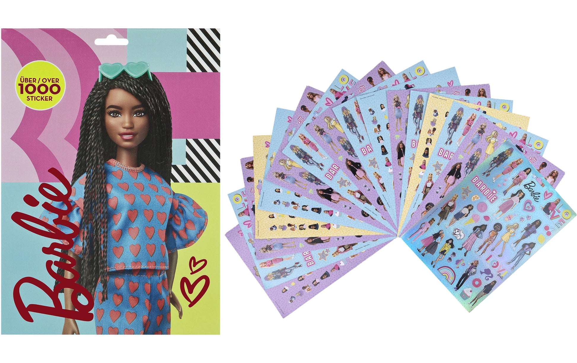 Undercover Sticker, Barbie, mehrfarbig, 1'000 Stk, 21 × 30 cm