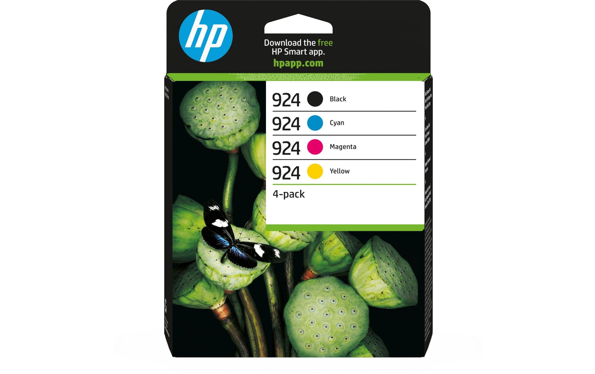 HP Tintenpatronen-Multipack 924, CMYK, 4er-Pack – für Inkjetdrucker und Multifunktionsgeräte