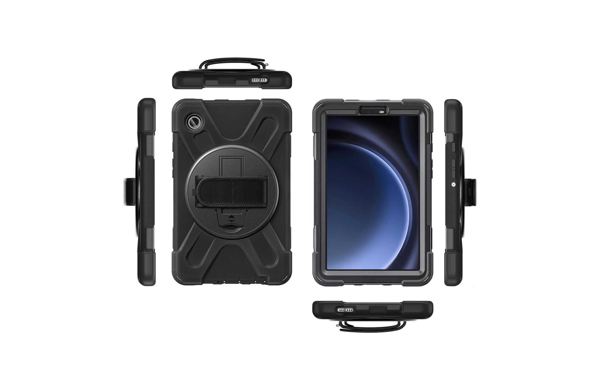 4smarts Tablet-Hülle für Samsung Galaxy Tab A9 8,7" – Schwarz