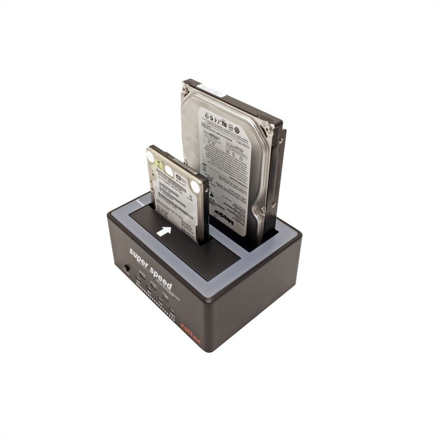 ROLINE HDD/SSD Dockingstation – USB-A, für Windows/Mac