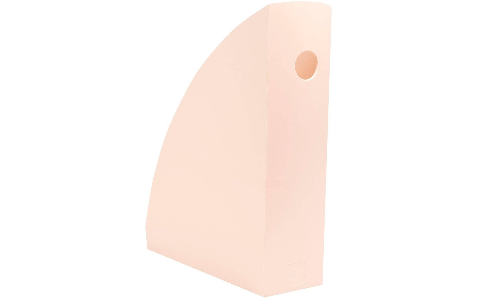 Exacompta Skandi Mag Cube Stehsammler – für A4+, beige, Kunststoff, B 266 × H 305 × T 82 mm