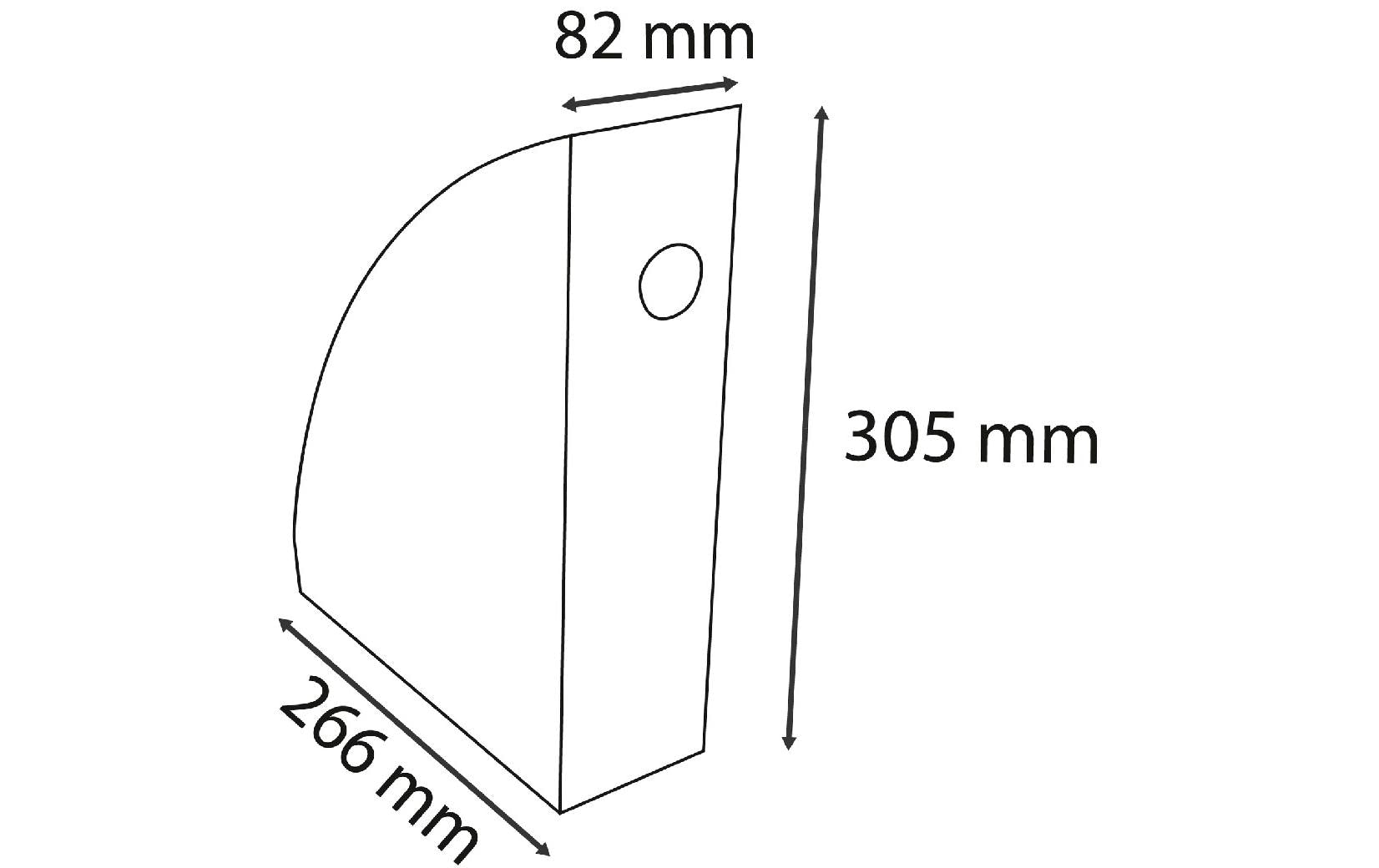 Exacompta Skandi Mag Cube Stehsammler – für A4+, beige, Kunststoff, B 266 × H 305 × T 82 mm