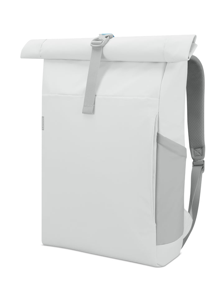 Lenovo Notebook-Rucksack bis 16" – wasserfest, aus recyceltem Polyester – Weiss