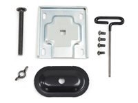 Ergotron 98-038 – Monitorarm Tischhalterung – Klemme/Durchführung – Schwarz – für WorkFit-SR