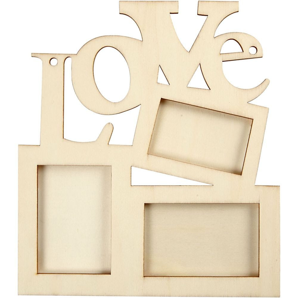 Creativ Company Bilderrahmen – für 19,7 × 16 cm – Holz, Braun