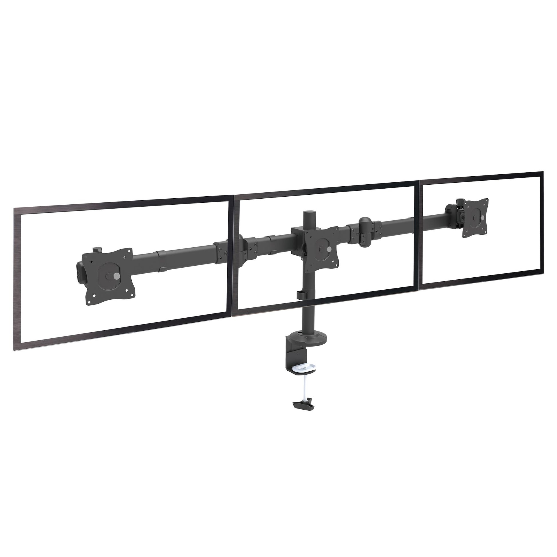StarTech.com Monitorarm Tischhalterung – Klemme/Durchführung – 3 Monitore – 13–24" – VESA 75×75/100×100 mm