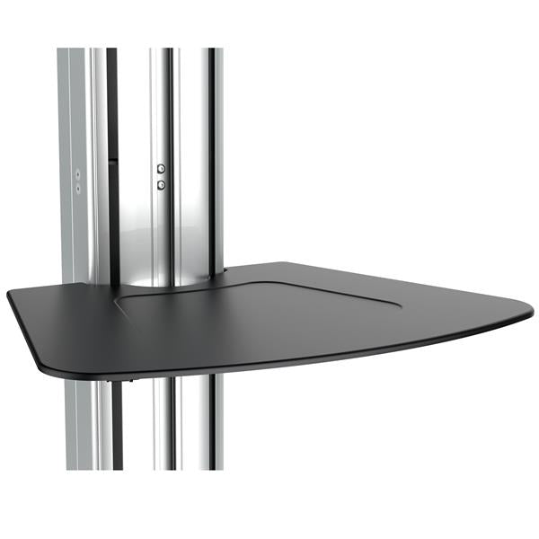StarTech.com TV-Wagen – 32–75" – VESA 200×200–600×400 – bis 40 kg, Höhenverstellbar, mit Rollen
