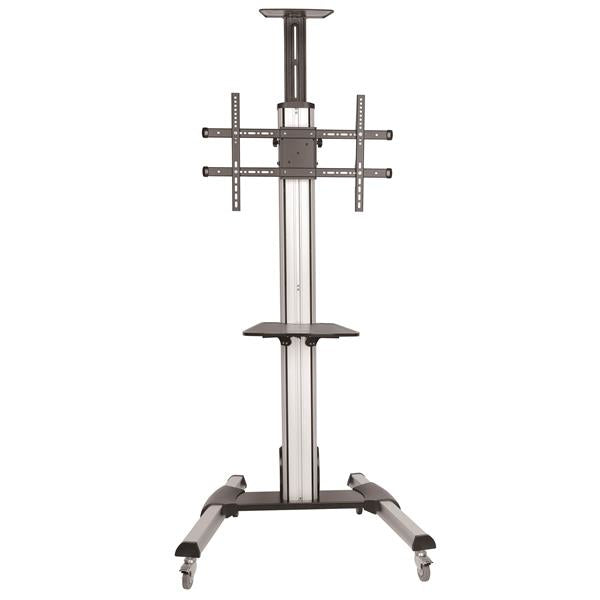 StarTech.com TV-Wagen – 32–75" – VESA 200×200–600×400 – bis 40 kg, Höhenverstellbar, mit Rollen