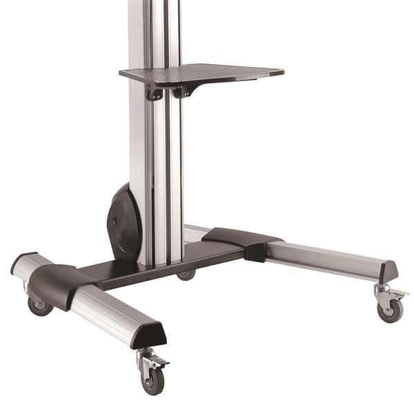 StarTech.com TV-Wagen – 32–75" – VESA 200×200–600×400 – bis 40 kg, Höhenverstellbar, mit Rollen