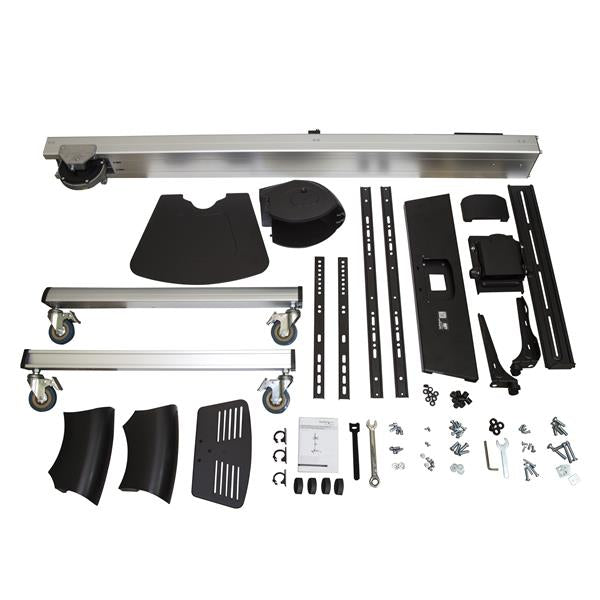 StarTech.com TV-Wagen – 32–75" – VESA 200×200–600×400 – bis 40 kg, Höhenverstellbar, mit Rollen
