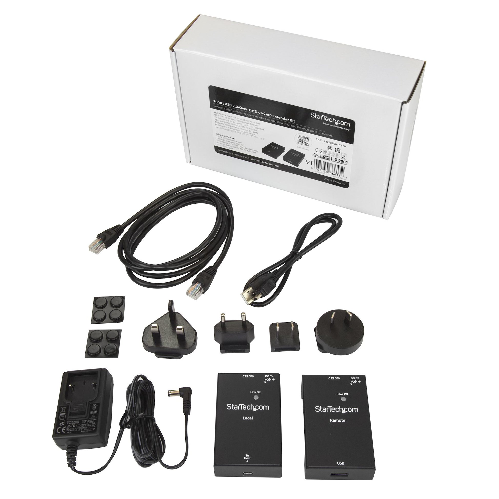 StarTech.com KVM-Extender-Set USB 2.0 – bis 50 m über Cat 5e/6